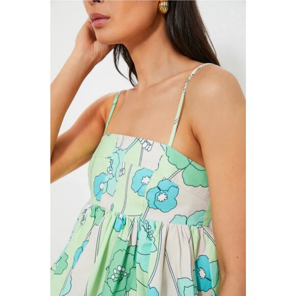 TUCKERNUCK Hyacinth House Green Floral Heather tank NWT Size XL - Picture 4 of 9